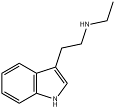 3-[2-(ETHYLAMINO)ETHYL]INDOLE 化学構造式