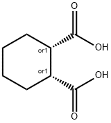 六氢邻苯二甲酸, 610-09-3, 结构式
