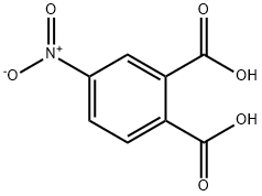 4-ニトロフタル酸 化学構造式