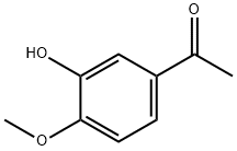 4-甲氧基-3-羟基苯乙酮 结构式