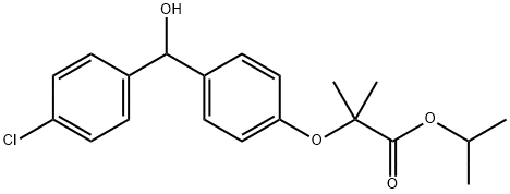 ジヒドロフェノフィブラート 化学構造式