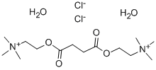 SUCCINYLCHOLINE CHLORIDE DIHYDRATE Struktur
