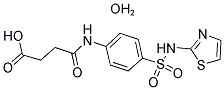 琥珀酰磺胺噻唑单水合物, 6101-17-3, 结构式