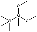 1,1-Dimethoxy-1,2,2,2-tetramethyldisilane Structure
