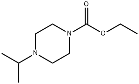 4-(1-甲基乙基)哌嗪-1-甲酸乙酯, 61014-91-3, 结构式