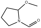 1-甲酰基-2-甲氧基吡咯烷, 61020-06-2, 结构式