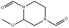 1,4-Piperazinedicarboxaldehyde,2-methoxy-(9CI) 结构式