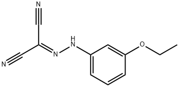 Propanedinitrile, [(3-ethoxyphenyl)hydrazono]- (9CI) Struktur