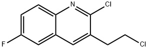 2-Chloro-3-(2-chloroethyl)-6-fluoroquinoline,610261-48-8,结构式