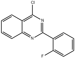 4-CHLORO-2-(2-FLUORO-PHENYL)-QUINAZOLINE Structure