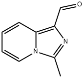 3-メチルイミダゾ[1,5-A]ピリジン-1-カルブアルデヒド 化学構造式