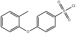 4-(2-METHYLPHENOXY)BENZENESULFONYL CHLORIDE Struktur