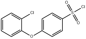 4-(2-CHLOROPHENOXY)BENZENESULFONYL CHLORIDE Structure