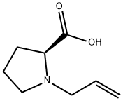 1-アリル-L-プロリン 化学構造式