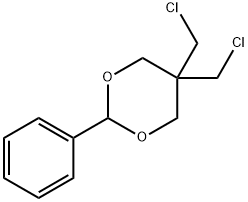 5,5-BIS(CHLOROMETHYL)-2-PHENYL-1,3-DIOXANE Structure