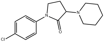 1-(p-Chlorophenyl)-3-piperidinopyrrolidin-2-one|