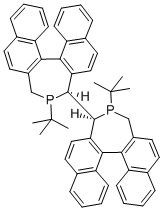 (3S,3'S,4S,4'S,11BS,11'BS)-(+)-4,4'-DI-T-BUTYL-4,4',5,5'-TETRAHYDRO-3,3'-BI-3H-DINAPHTHO[2,1-C:1',2'-E]PHOSPHEPIN Struktur