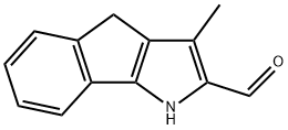 Indeno[1,2-b]pyrrole-2-carboxaldehyde, 1,4-dihydro-3-methyl- (9CI) Struktur