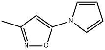 Isoxazole, 3-methyl-5-(1H-pyrrol-1-yl)- (9CI) Structure