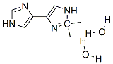 4,4-Bi-1H-imidazole,  2,2-dimethyl-,  dihydrate  (9CI) Struktur