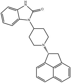 2H-BenziMidazol-2-one, 1-[1-[(1R)-1,2-dihydro-1-acenaphthylenyl]-4-piperidinyl]-1,3-dihydro-|