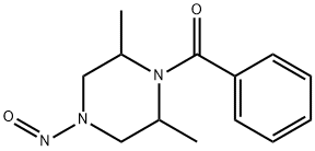 4-Benzoyl-3,5-dimethyl N-nitrosopiperazine 结构式