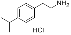 4-异丙基苯乙胺 盐酸盐, 61035-87-8, 结构式