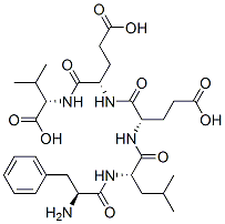 phenylalanyl-leucyl-glutamyl-glutamyl-valine, 61037-79-4, 结构式