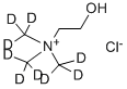 CHOLINE CHLORIDE (TRIMETHYL-D9) Structure