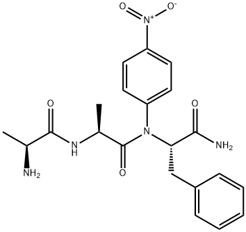 H-ALA-ALA-PHE-PNA,61043-41-2,结构式