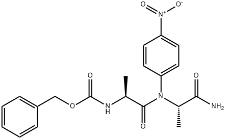 Z-ALA-ALA-PNA, 61043-58-1, 结构式