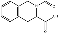 2-ホルミル-1,2,3,4-テトラヒドロイソキノリン-3-カルボン酸 化学構造式