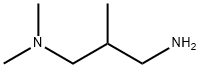 (3-氨基-2-甲基丙基)二甲基胺, 6105-72-2, 结构式