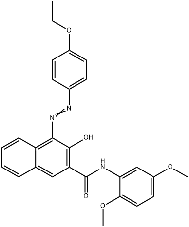 61050-22-4 N-(2,5-Dimethoxyphenyl)-4-[(4-ethoxyphenyl)azo]-3-hydroxy-2-naphthalenecarboxamide