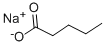 吉草酸ナトリウム 化学構造式
