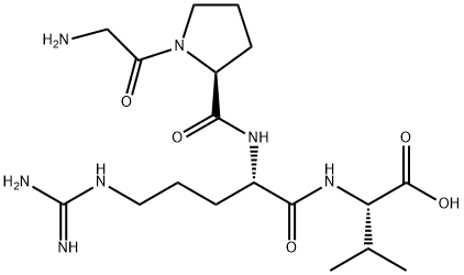 glycyl-prolyl-arginyl-valine Struktur