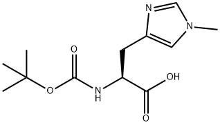 BOC-HIS(1-ME)-OH Structure