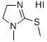 1-Methyl-2-(methylthio)-4,5-dihydro-1H-imidazole hydroiodide Structure