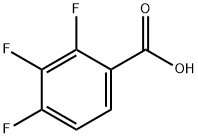 2,3,4-Trifluorobenzoic acid Struktur