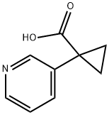 1-(pyridin-3-yl)cyclopropanecarboxylic acid Structure