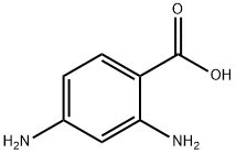 2,4-ジアミノ安息香酸 化学構造式
