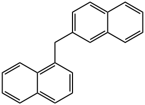1-(2-ナフタレニルメチル)ナフタレン 化学構造式