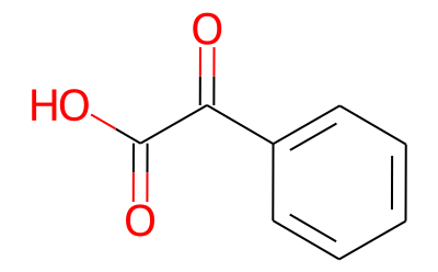 Benzoylformic acid Struktur