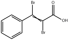 A B-DIBROMOCINNAMIC ACID 结构式