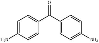 4,4'-ジアミノベンゾフェノン 化学構造式