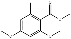 2,4-二羟基-6-甲基苯甲酸甲酯,6110-37-8,结构式