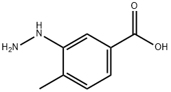 3-Hydrazino-4-methylbenzoic acid hydrochloride Structure