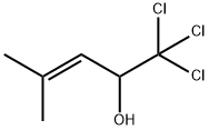 4-Methyl-1,1,1-trichloropent-3-en-2-ol Struktur