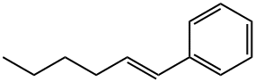[(E)-1-Hexenyl]benzene Structure