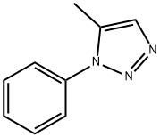 1H-1,2,3-Triazole, 5-methyl-1-phenyl- 结构式
